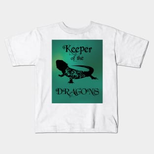 Bearded Dragon - Keeper of the Dragons Kids T-Shirt